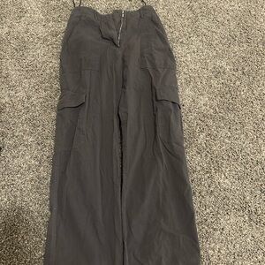 Know Your Worth Pants Charcoal Whitefox